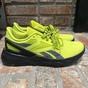 Reebok Nanoflex TR Low Mens Cross Trainer Sneakers Yellow H67678‎ NEW Size 8